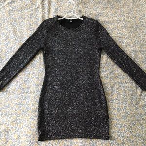 Glitter bodycon dress